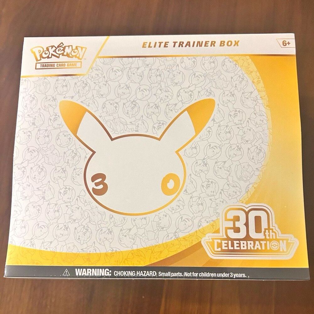 Pokémon TCG 30th Celebration Elite Trainer Box (ETB) English 6+